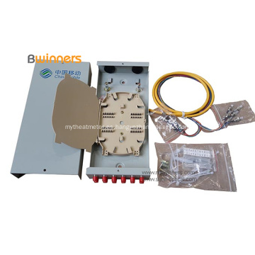 Caja de terminales de fibra óptica para interiores de 12 núcleos